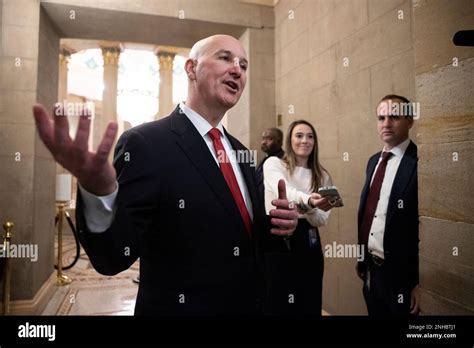 Sen Pete Ricketts R Neb Speaks With Reporters At The Us Capitol