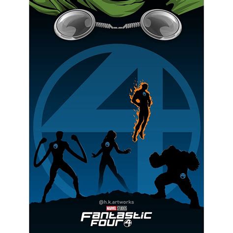 Fantastic Four Fan Poster By Hk Artworks Rmarvelstudios