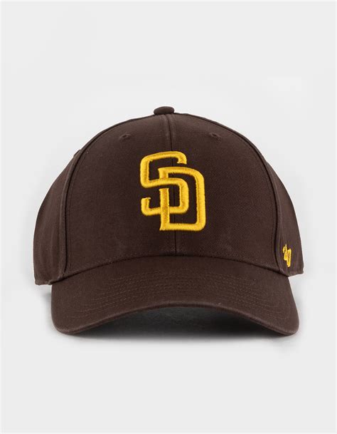 47 Brand San Diego Padres 47 Mvp Strapback Hat Brown Tillys