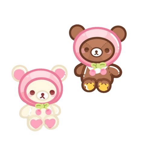 Rilakkuma Bear Doll Cute Kawai Teddy Sticker By Itsmexcutie