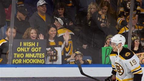 Bruins Fans Make Clever Two Minutes For Hooking Sign That Gets Filthy