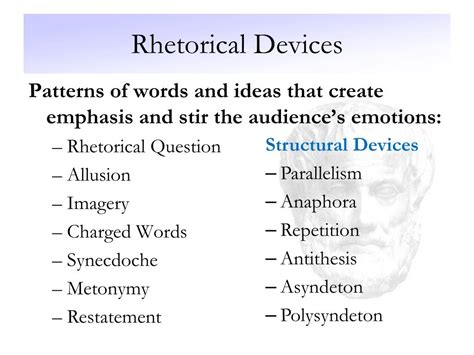 Ppt Persuasive Appeals And Rhetorical Devices Powerpoint Presentation