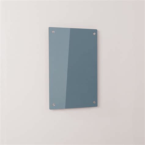 Writeon® Coloured Glassboards Grey Glass Gy 450 X 600mm G4560 Gy