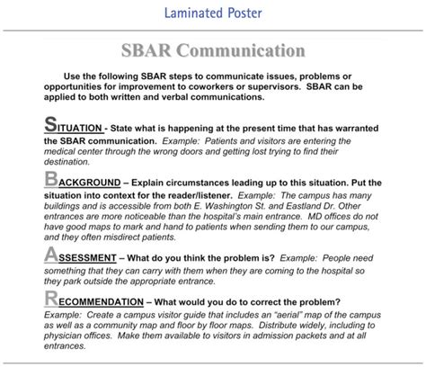 Sbar A Shared Mental Model For Improving Communication Between