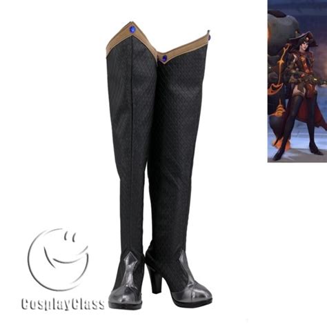 Overwatch Ow Demon Heart Ashe Cosplay Boots Cosplayclass