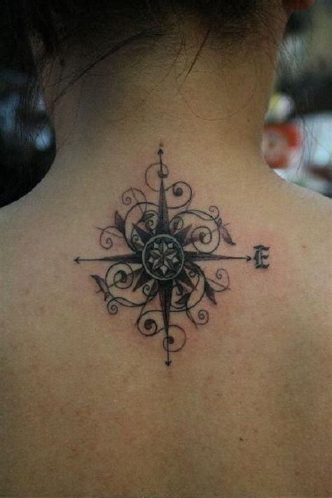 Traditional compass tattoo ideas with meaning for men and women. neck-compass-tattoo.jpg 500×749 pixels | Tatuagens | Pinterest | Impressionante, Bússola e Design