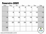 calendario de fevereiro 2021 - Atividades para a Educação Infantil ...