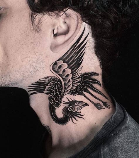 Top 139 Simple Neck Tattoos For Men