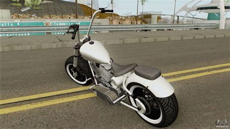 The design of the zombie chopper is based on a harley davidson fat bob custom, iron 883. Western Motorcycle Zombie Chopper GTA V pour GTA San Andreas