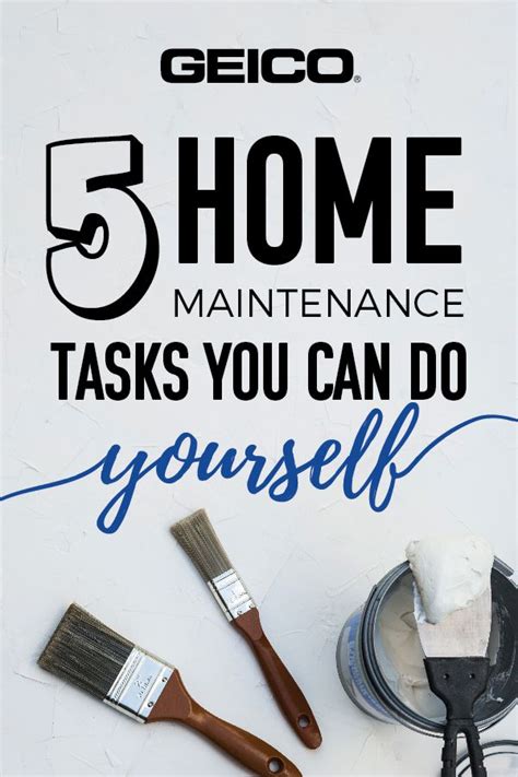 5 Home Maintenance Tasks You Can Do Yourself Home Maintenance Home