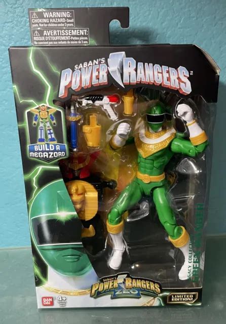 Power Rangers Legacy Zeo Green Ranger Mighty Morphin 6 Build A