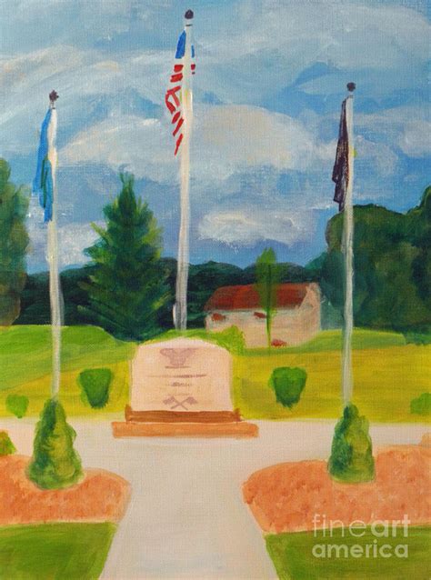 Veterans Memorial Painting By Eileen Arnold