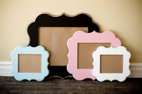 Whimsical And Unique Picture Frame By Orange Blossom Shop