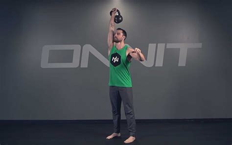 One Arm Kettlebell Push Press Exercise Onnit Academy