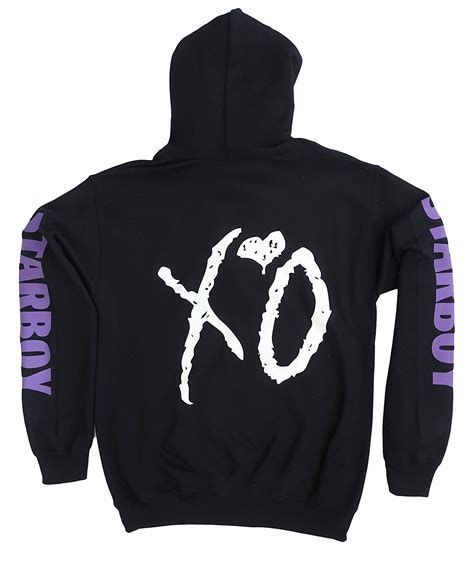 The Weeknd Starboy Xo Hoodie Concert Merch Tour Clothing Purple Pr