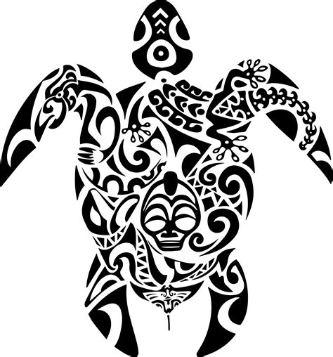 Clipart Tribal Turtle