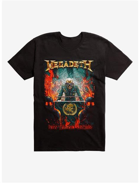 Megadeth New World Order T Shirt Hot Topic