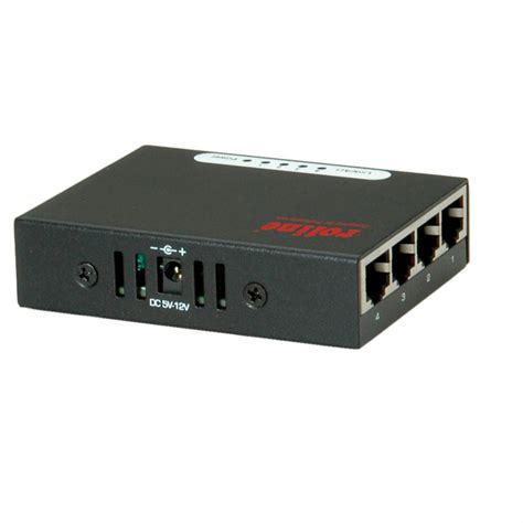 You may believe slower speed means lower price. ROLINE Gigabit Ethernet Switch, Pocket, 4 Ports - SECOMP AG