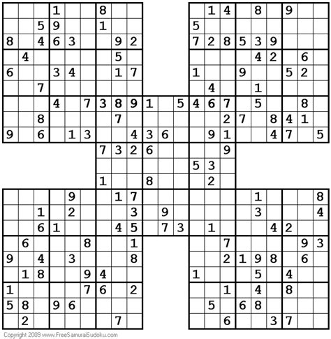 1001 Moderate Samurai Sudoku Puzzles Sudoku Pinterest Sudoku
