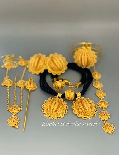 Custom Dehab Ii Gold And Silver Elsabet Habesha Jewelry