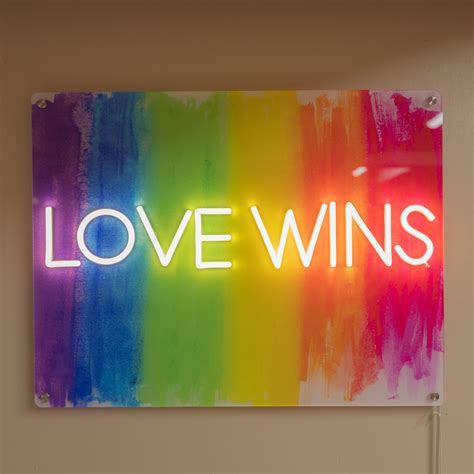 Love Wins Neon Light Mpn Lighting Reclaimed World