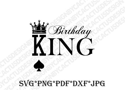Birthday King Svg Birthday Boy Svg Crown King Birthday Its My