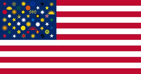 the american flag but the stars are stolen from 50 ...