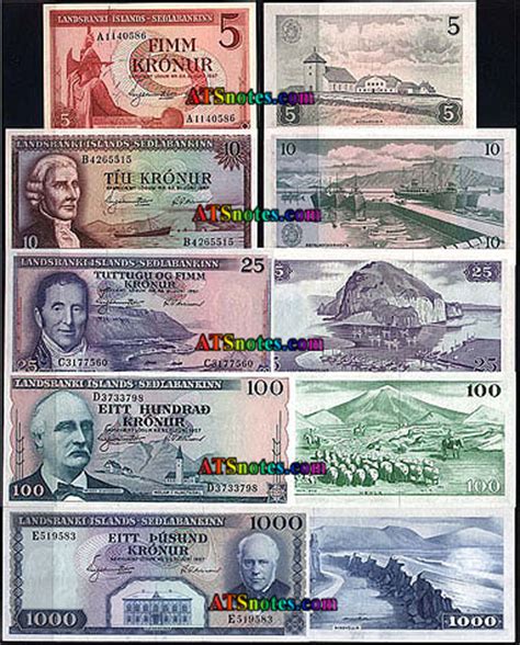 You'll experience natural wonders that are unlike anywhere else on earth. Iceland banknotes - Iceland paper money catalog and Icelandese currency history