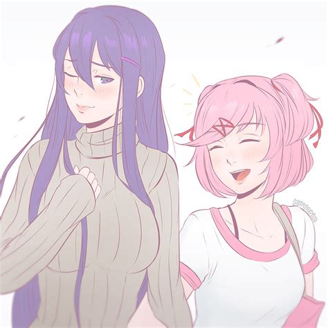 What If Natsuki And Yuri Actually Got To Go On Their Book