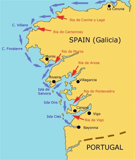 Finisterre Spain Map Zip Code Map