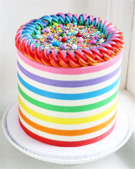 Share More Than 73 Rainbow Cake Design Images Best Indaotaonec