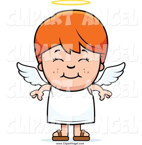 Royalty Free Red Hair Stock Angel Designs