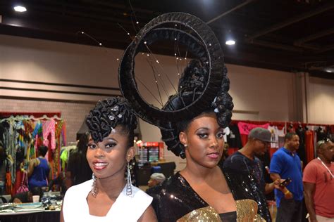 Fantasy And Exotic Hair Spotted At The Bronner Bros Hair Show