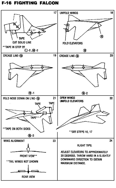 F 16 Falcon Paper Airplane The Best And Latest Aircraft 2019