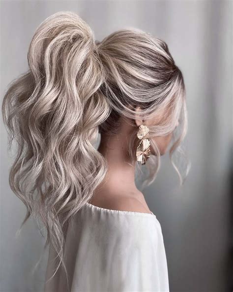 54 Modern Pony Tail Hairstyles Ideas For Wedding In 2021 Tail