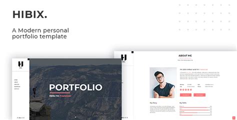 Hibix Personal Portfolio Resume Thememag