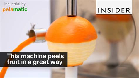 This Machine Peels Oranges In The Most Perfect Way Youtube