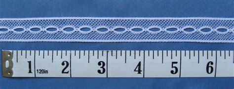 Heirloom Lace Beading Holes For Ribbon 78 Wide White Lace And Co