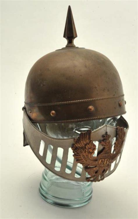 Lot Of 3 Reproduction Spike Helmets In Imperial