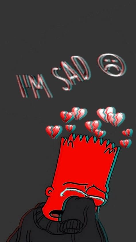 Bart Simpson Sad 720x1280 Download Hd Wallpaper Wallpapertip