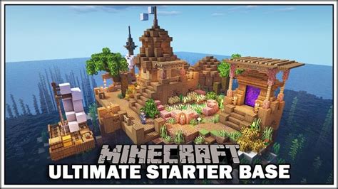 Minecraft Ultimate Survival Starter Island Base Minecraft Minecraft
