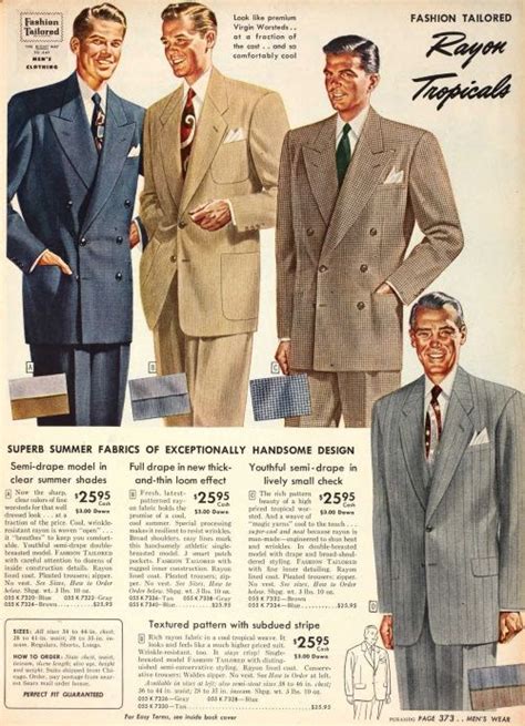 1950s Mens Suits 1950 Men Mens Formal Wear Men Formal Business