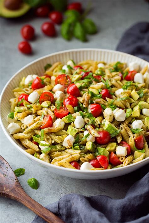 See more ideas about salad recipes, pasta salad recipes, recipes. Avocado Caprese Pasta Salad - Cooking Classy