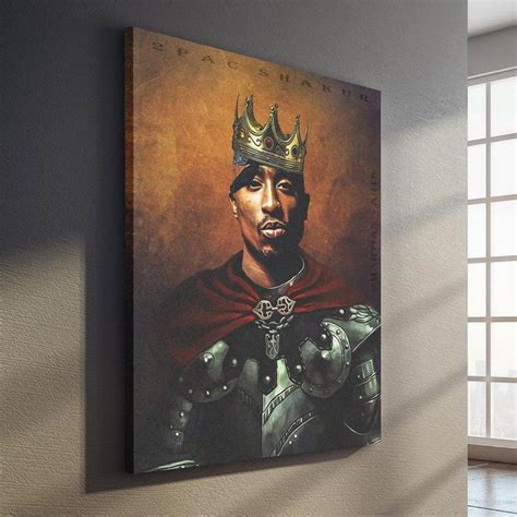 General 2pac Canvas Tupac Shakur Wall Art Hiphop Artwork E Bazaart