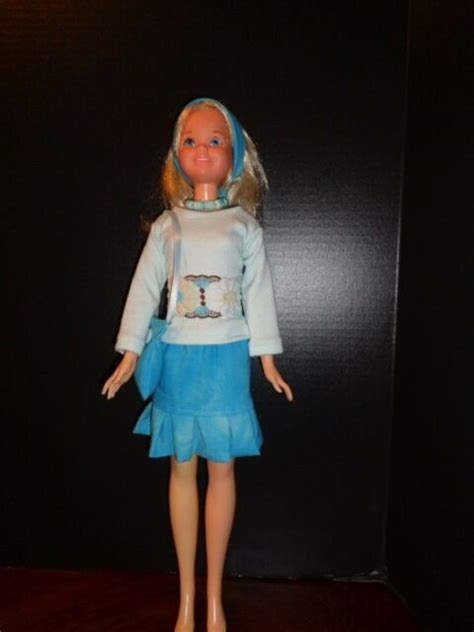 Pretty Sky Blue Skirt Outfit For 19 Mattel Cynthia Lets Talk Doll Outfit O Ebay