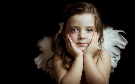 Download Wallpaper For 240x320 Resolution Beautiful Little Angel Girl Eyes Cute