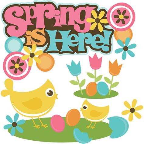 Spring Is Here Svg Cut Files For Cutting Machines Spring Svg Files For
