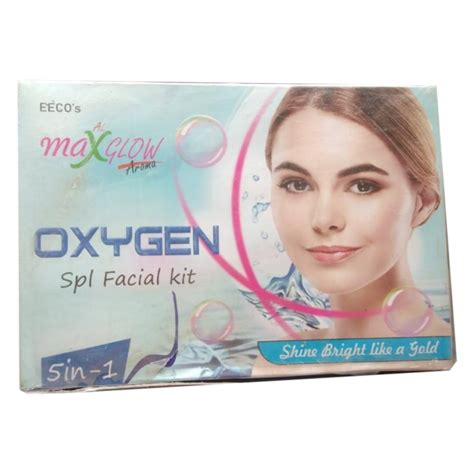 Herbal Cream Eecos Max Glow Oxygen Facial Kit Packaging Size 900 G At