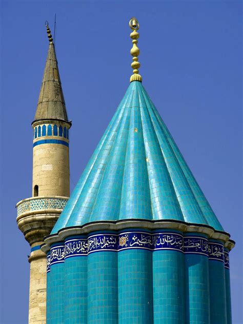 Shrine of Mevlana Rumi, Konya | Shrine, Rumi, Beautiful mosques