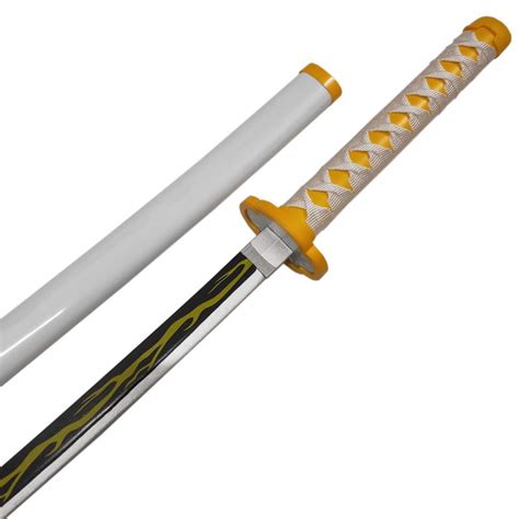 Kimetsu No Yaiba Zenitsu Agatsuma Wooden Katana Knives And Swords